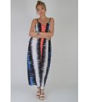 LMS Printed Summer Maxi Dress With Spaghetti Straps - SAMPLE