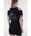 Lovemystyle Small Black Backpack With Stud Detail
