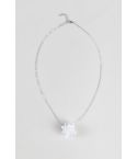 Fijne zilveren ketting ketting met hanger Starburst