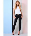 Lovemystyle Smart Black Pencil Trousers With Belt