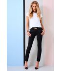 Lovemystyle Smart zwart potlood broek met riem