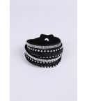 Lovemystyle Multi Wrap Leather Studded Bracelet