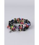 LMS Colourful Friendship Bracelet With Charms And Beads.