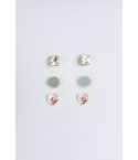 Lovemystyle ensemble de Diamante et boucles d’oreille Rose Design