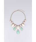 Lovemystyle Oversized Necklace With Pastel Stones