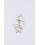 Lovemystyle goud ster haar dia met hangende ster hanger