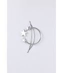 Lovemystyle Silver Hoop haar dia met ster Detail