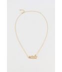 Collar de cadena de oro de Lovemystyle con diseño de estrellas Triple