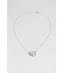 Lovemystyle goud en zilver met houdfunctie hoepel ketting