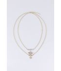 Lovemystyle Gold Double Layer Necklace With Star Design