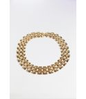 Lovemystyle Gold Chainmail Design Choker Halskette