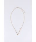 Lovemystyle goud Delicate Chain ketting met solide V Design