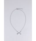 Lovemystyle zilver Collier met hanger met de dubbele pijl