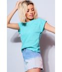 Lovemystyle lâche raccord linge Top Turquoise