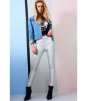 Lovemystyle High Waisted argent Skinny Legging