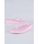 Lovemystyle Baby Rosa Keil Flip Flop Sandalen