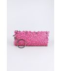 Lovemystyle rosa lasergeschnittenes Clutch-Tasche mit abnehmbare Kette