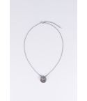 Lovemystyle argent Collier avec le coeur à l’intérieur de l’anneau pendentif