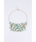 Lovemystyle déclaration collier papillons vert