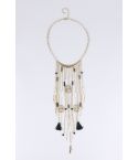 Lovemystyle Gold Dream Catcher diseño collar con borlas