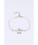 Lovemystyle Gold zarte Armband mit Diamante Stern