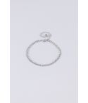 Lovemystyle Silver Delicate Double Layer Diamante Anklet