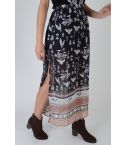 Lovemystyle Chiffon Maxi Skirt With Side Split - SAMPLE