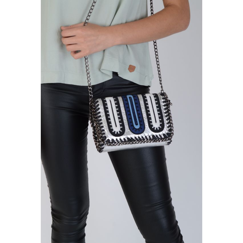 Lovemystyle drei getönten weißen, blauen und schwarzen Seitentasche