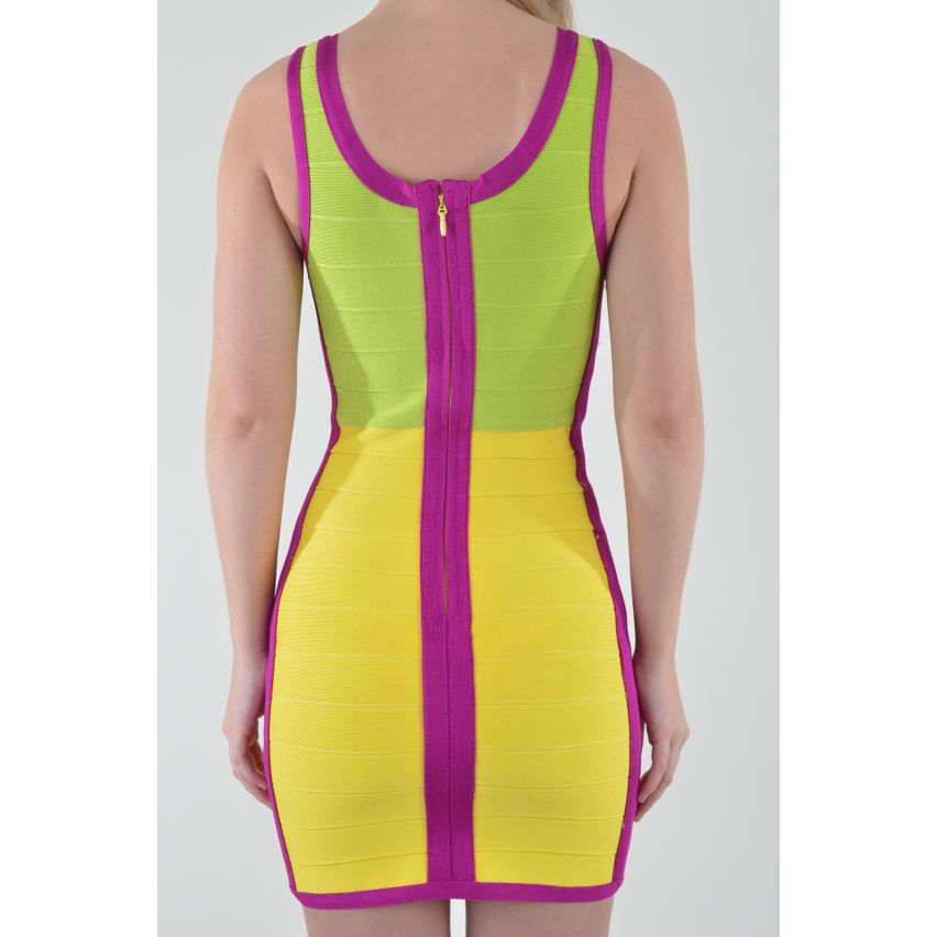 Lovemystyle kurze mehrfarbig Bandage Kleid