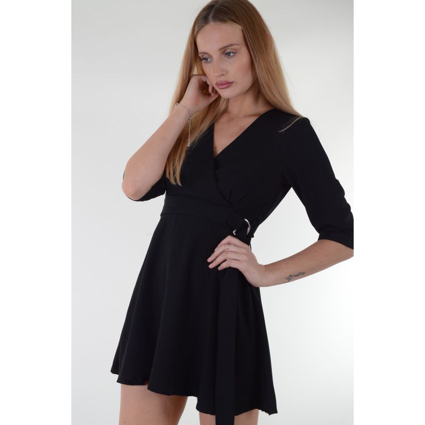 Lovemystyle Micro patineuse noire robe avec manches 3/4 - échantillon