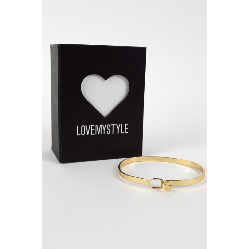 Lovemystyle oro brazalete de estilo minimalista