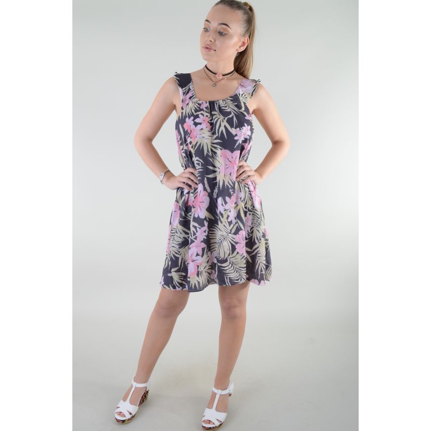 Lovemystyle Hawaii Drucken rückenfreie Etuikleid Sommer