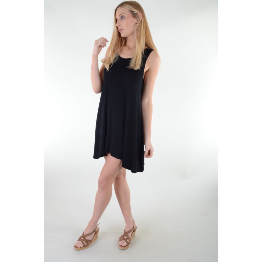 Lovemystyle lose Montage Swing Kleid In schwarz - Probe