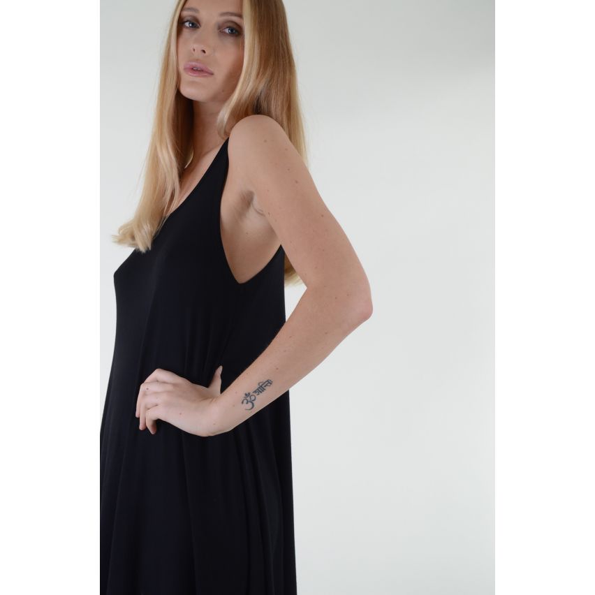 Lovemystyle lose Montage Swing Kleid In schwarz - Probe
