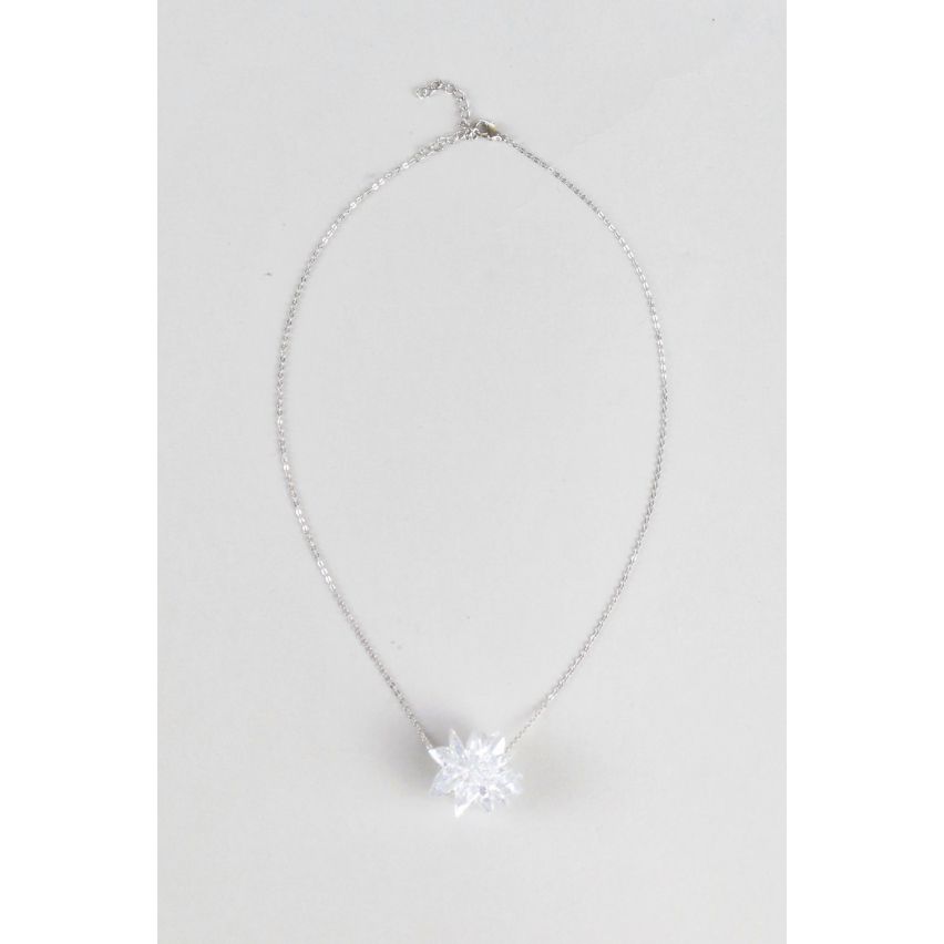 Zarte Silberkette Kette mit Stern-Anhänger
