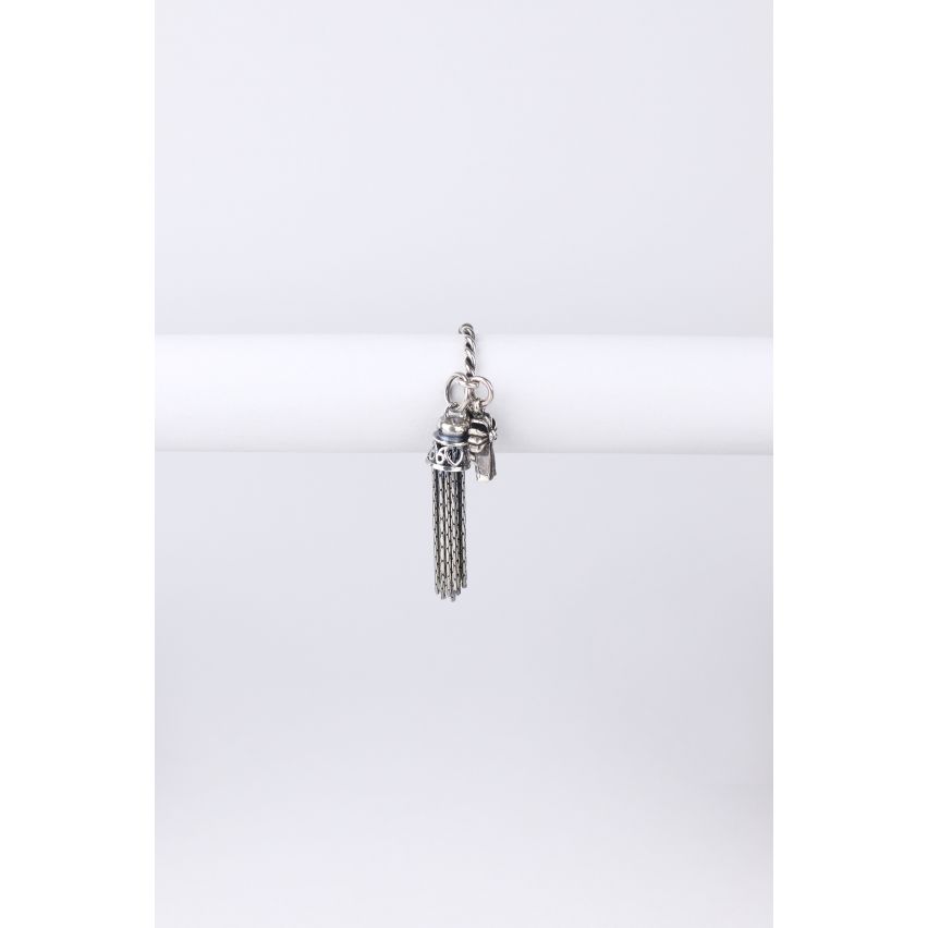 Lovemystyle verklaring Ring met metaal kwast detaillering