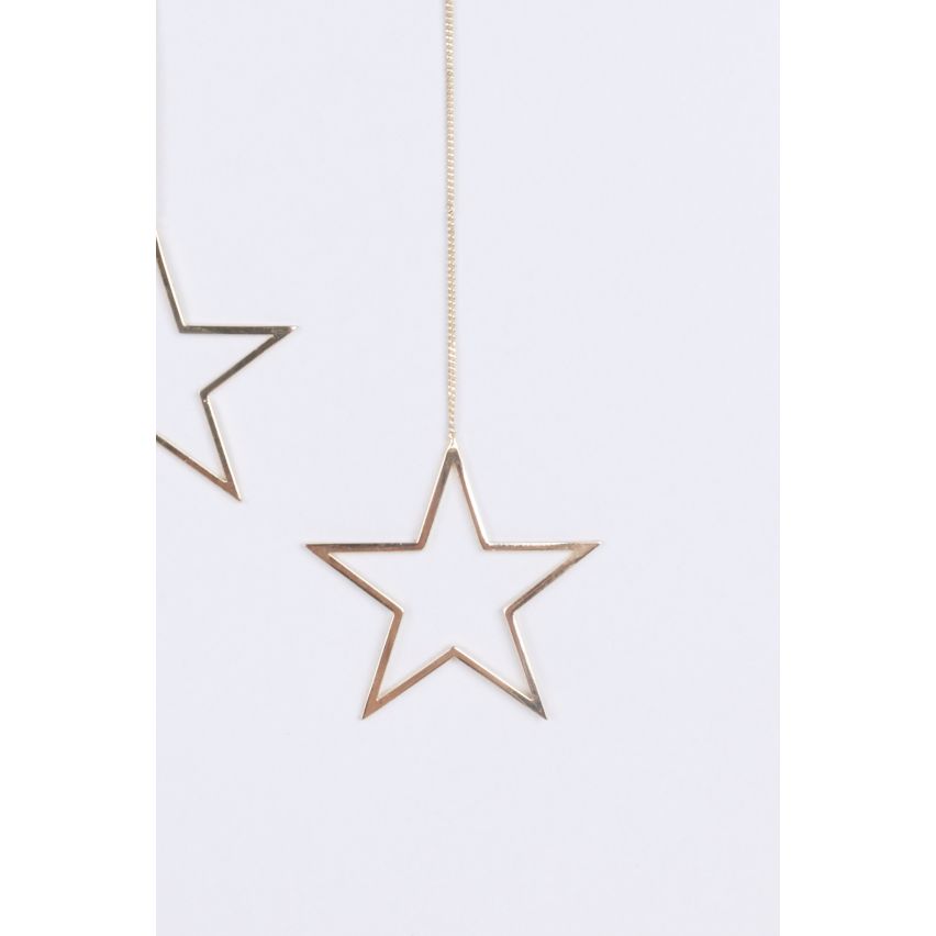 Lovemystyle Gold Star Dangle Oorbellen