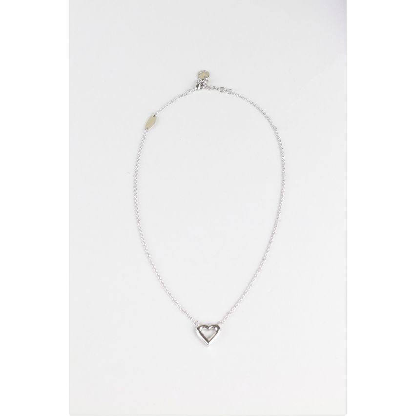 Lovemystyle Simple argent pendentif coeur