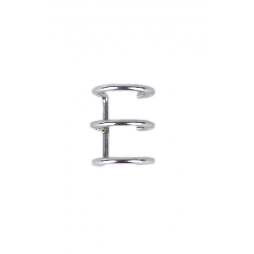 Lovemystyle fijne zilveren Ear Cuff met 3 lagen