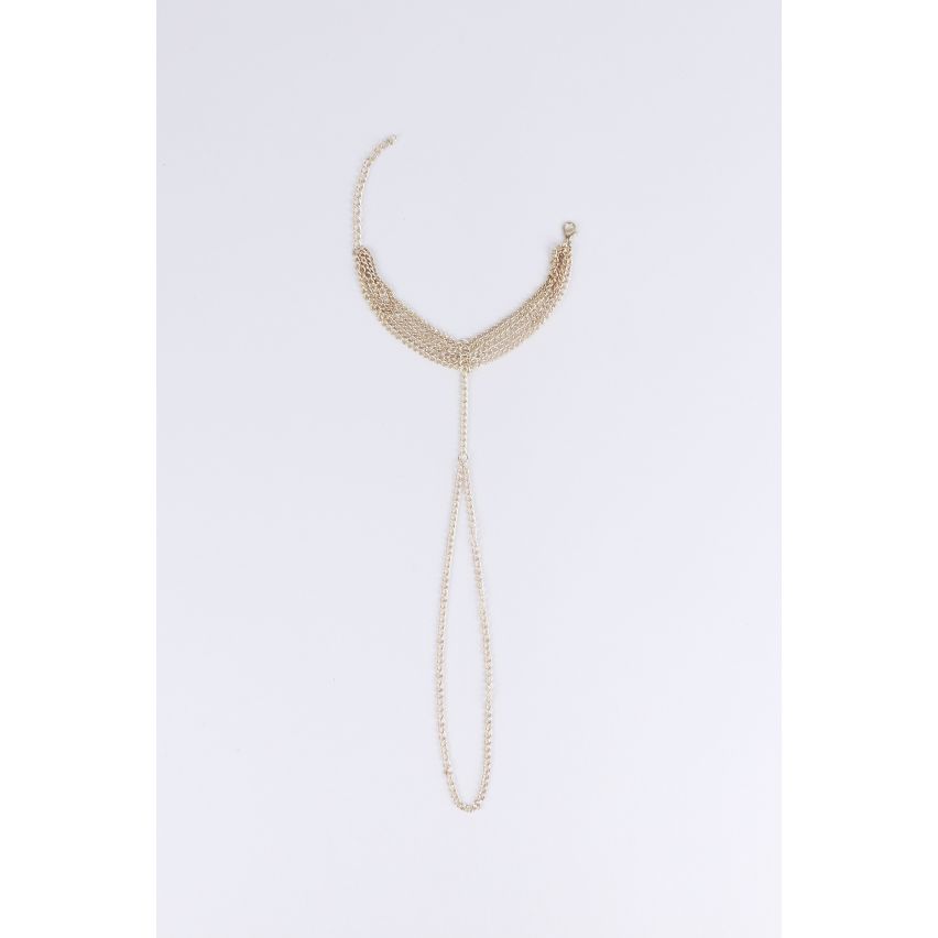 Lovemystyle Gold-Gurtzeug mit Multi-Layer-Kette-Detail
