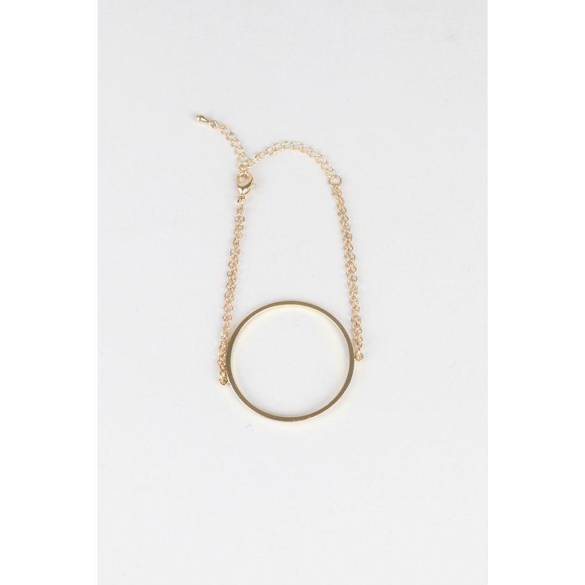 Lovemystyle Delicate Silver Bracelet With Open Circle