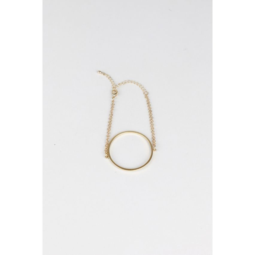 Lovemystyle Delicate Silver Bracelet With Open Circle