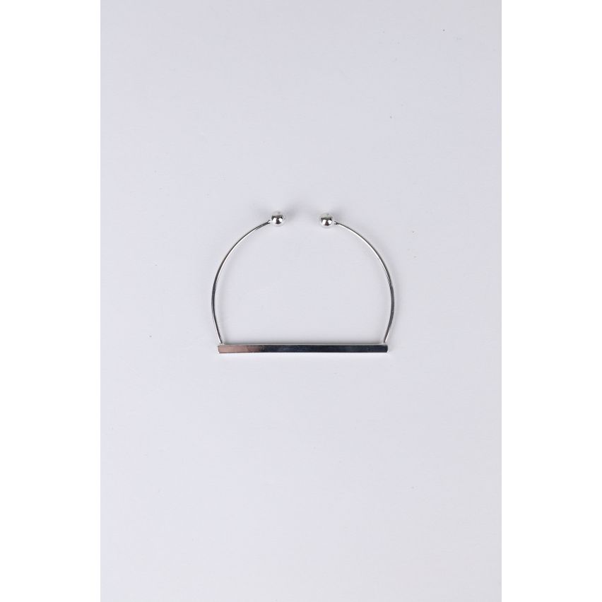 Lovemystyle einfache Silber Armreif mit Bar Design