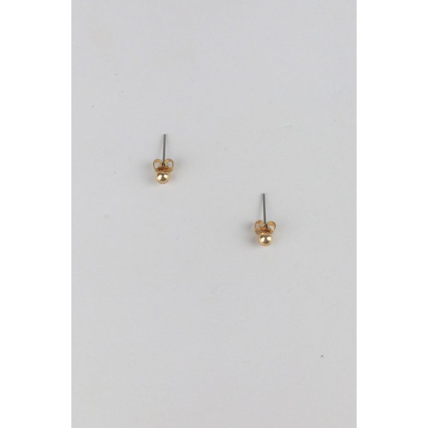 Lovemystyle einfache kleine Kugel Ohrringe In Gold