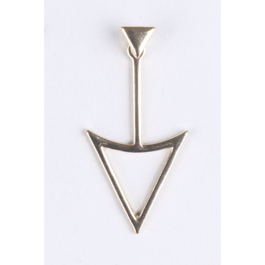Lovemystyle Drop-Down-Dreieck Ohrringe In Gold