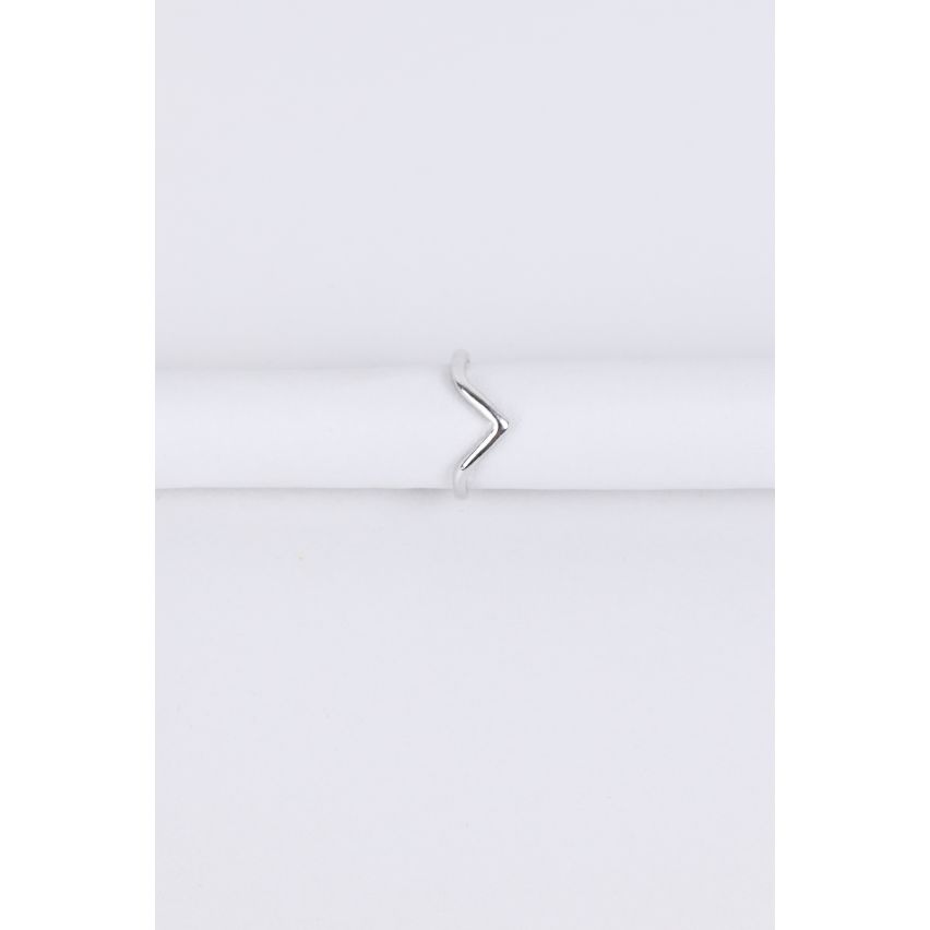 Lovemystyle eenvoudige geometrische metalen Ring In zilver