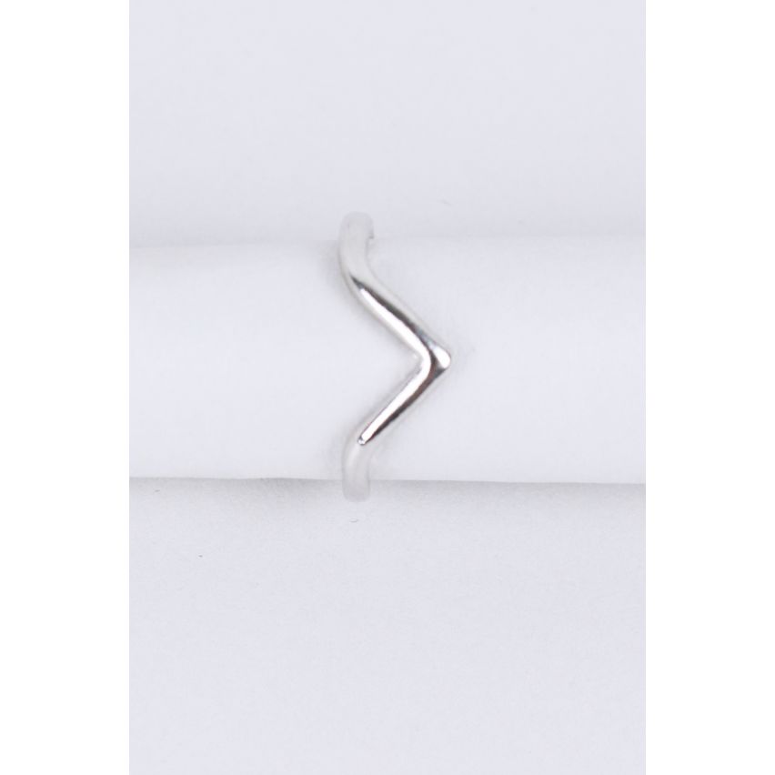 Lovemystyle eenvoudige geometrische metalen Ring In zilver