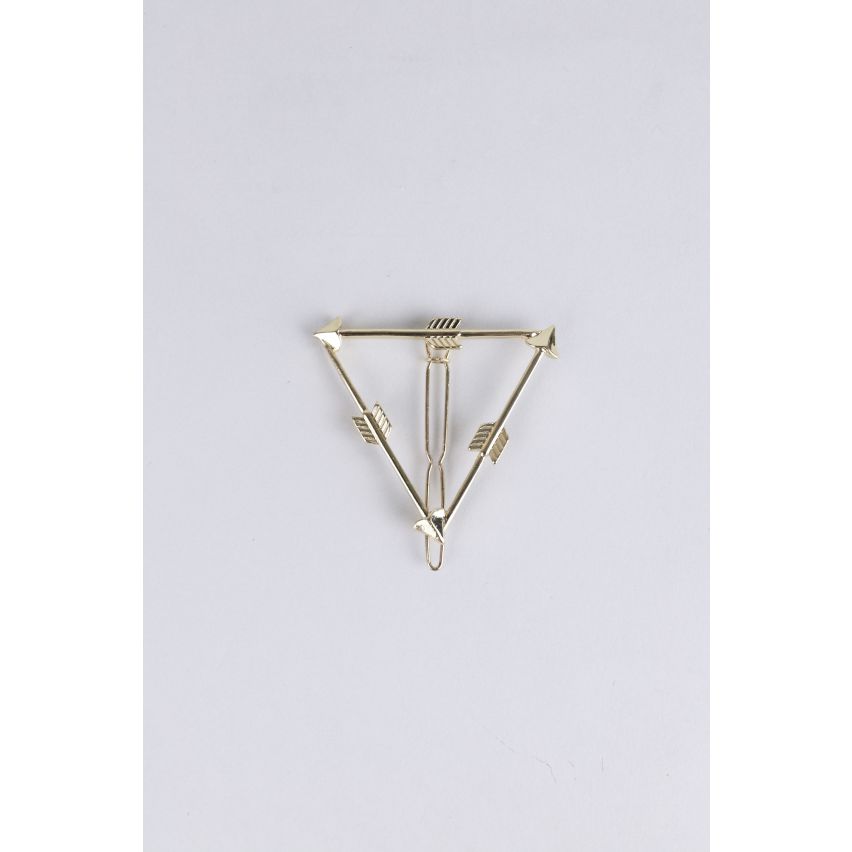 Lovemystyle goud driehoekige Hair Clip met pijl Detail