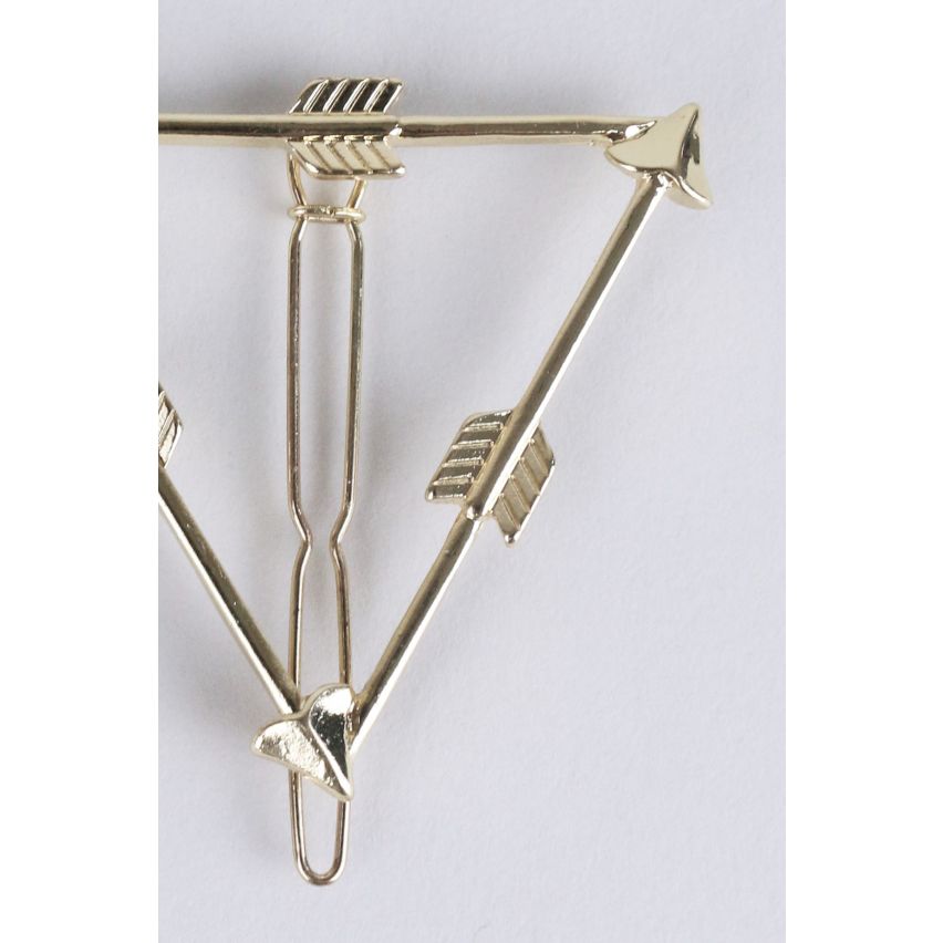 Lovemystyle oro triangolare Hair Clip con freccia dettaglio