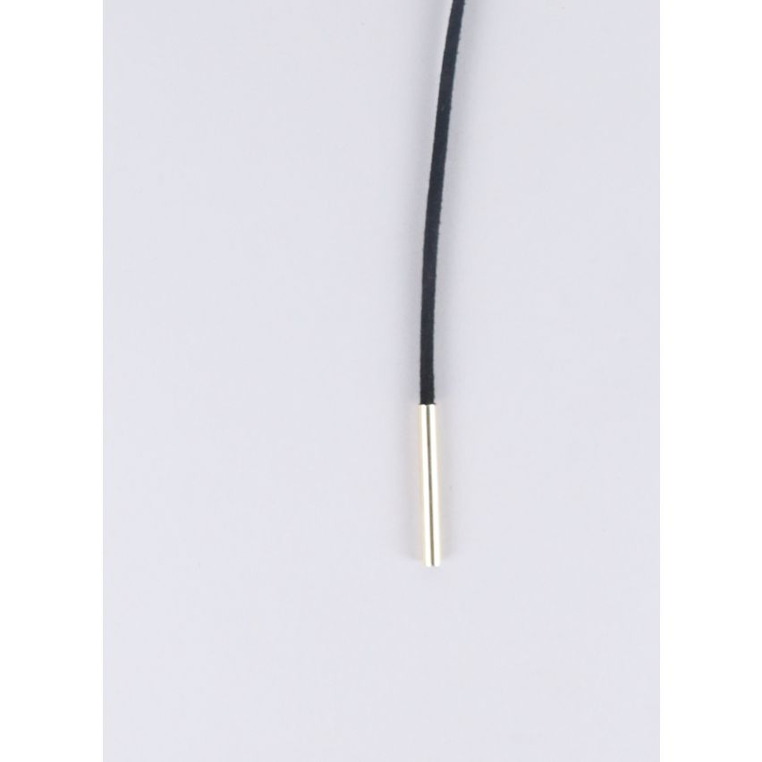 Lovemystyle Faux Suede koord ketting met goud metaal zwart